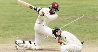 Adelaide Test: Gayle ton keeps Australia at bay 